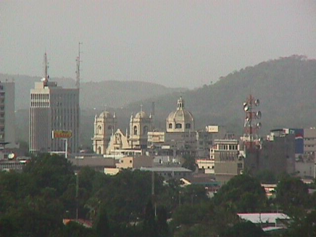 San Pedro under heavy rain